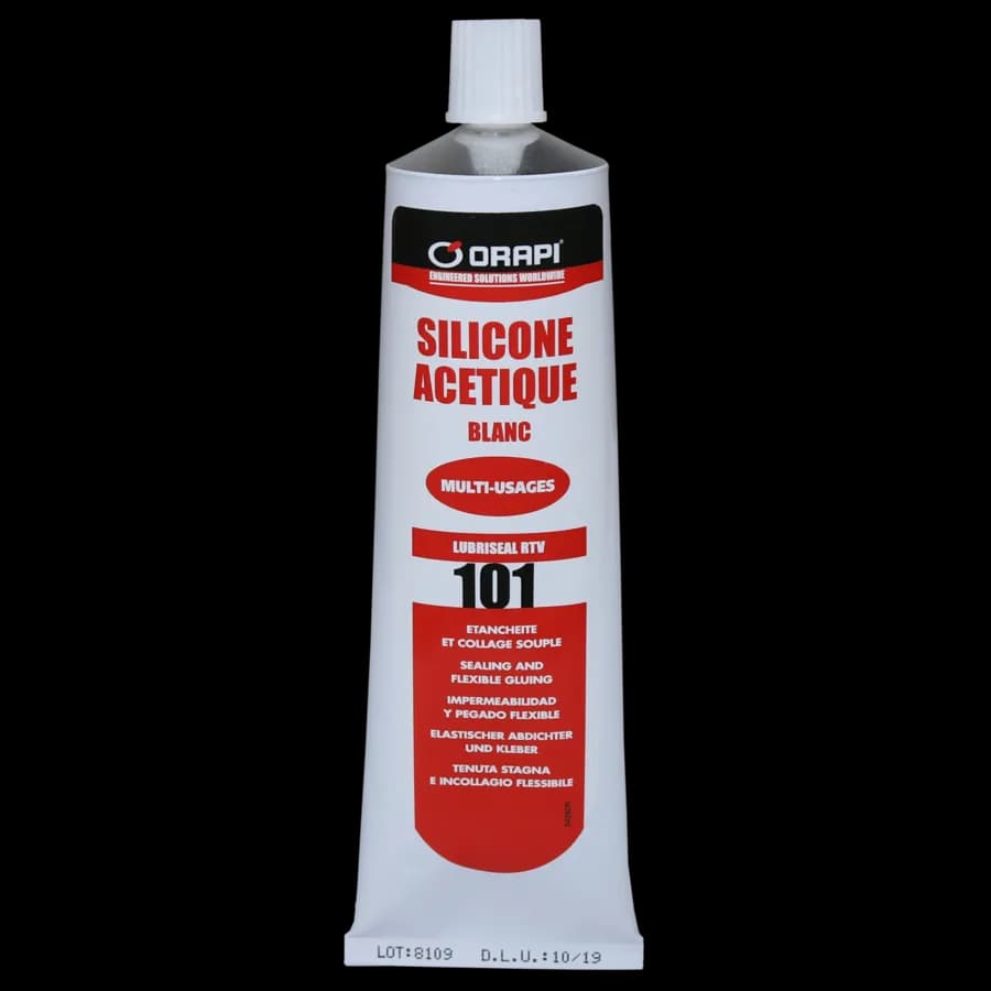 LUBRISEAL RTV ACETIQUE BLANC - Silikonowa uszczelka octowa, biała
